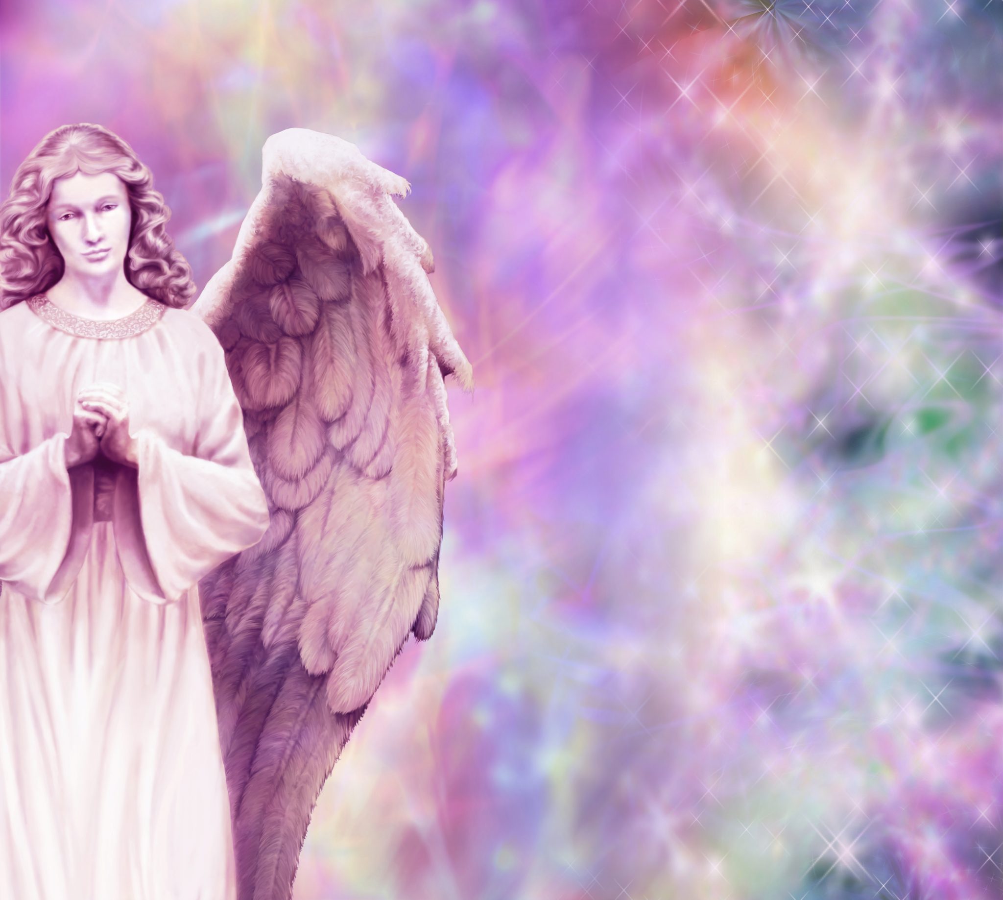 angelic ethereal background